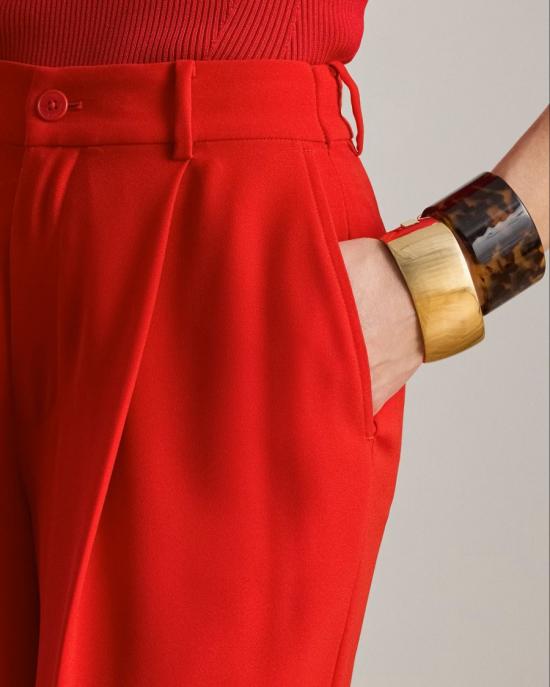 26SS 랄프 로렌 스트레이트 팬츠 200P03582004 Red - RALPH LAUREN