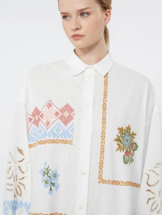 26SS 막스마라 미디 원피스 2615221022600001 White - MAX MARA