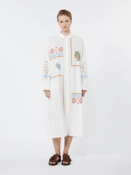 26SS 막스마라 미디 원피스 2615221022600001 White - MAX MARA