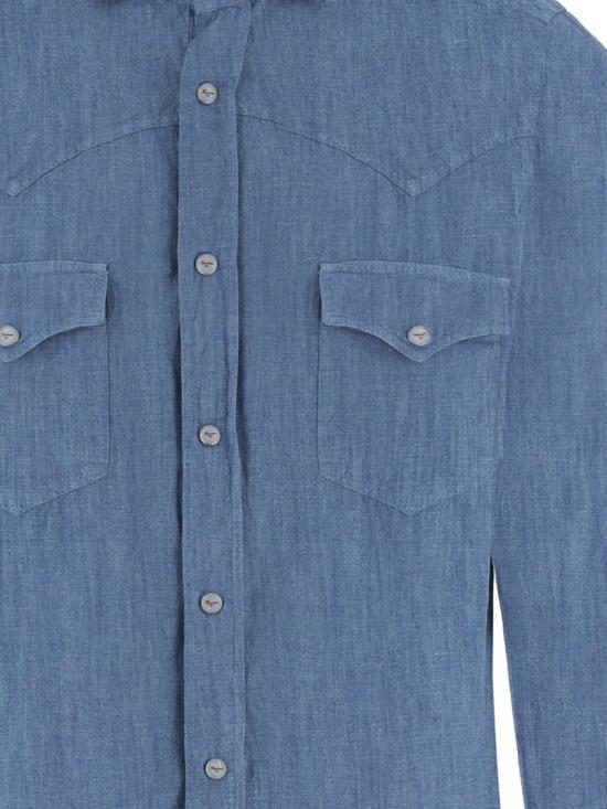 26SS 피나모레 데님 셔츠 C0724D04 Blue - FINAMORE