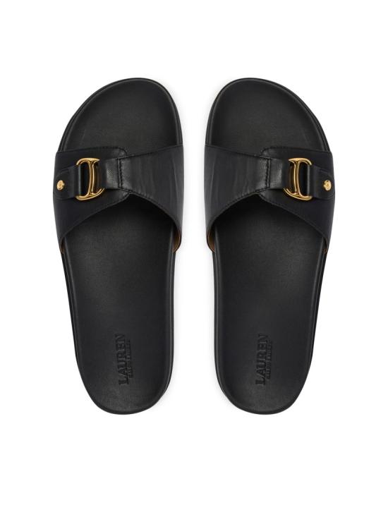 26SS 랄프 로렌 뮬/슬리퍼 802982883002 Black - RALPH LAUREN