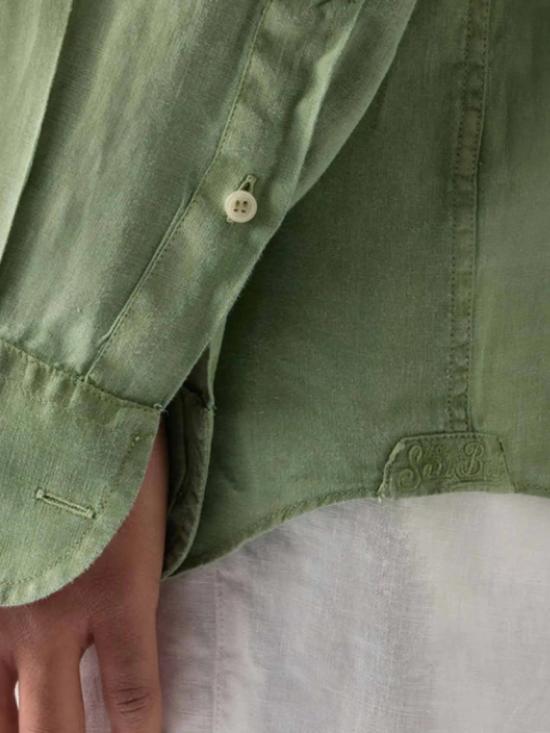 26SS 세인트바쓰 긴팔 셔츠 RPH000100609L Green - MC2 SAINT BARTH