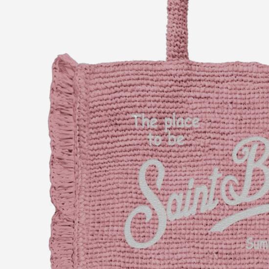 26SS 세인트바쓰 토트백 RAFV001 00223L Pink - MC2 SAINT BARTH