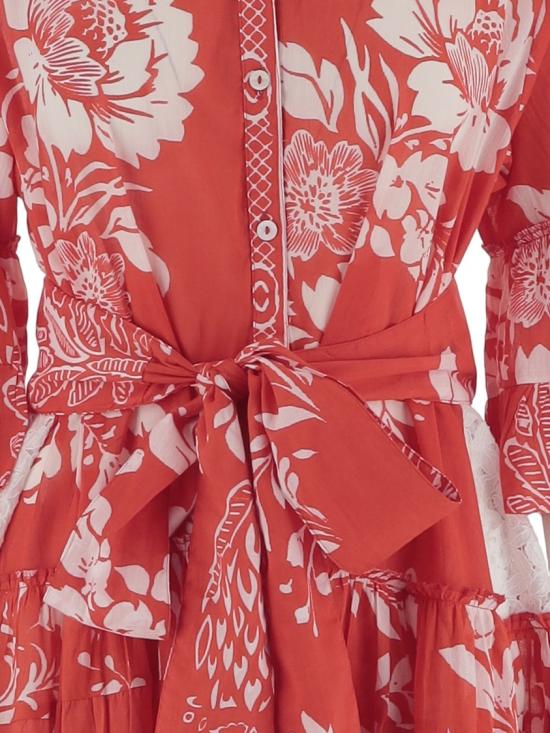 26SS 펩스 칸느 미디 원피스 KIMONO04RED Red - PEPS CANNES
