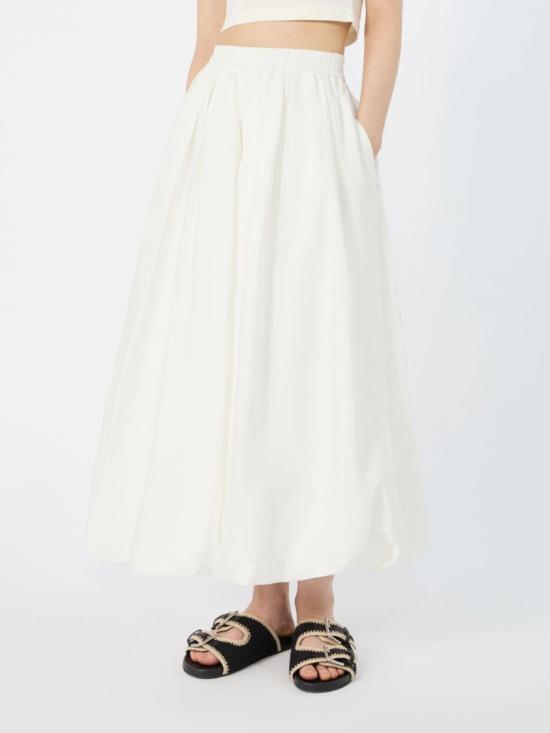 26SS 막스마라 미디 스커트 2615101013600038 White - MAX MARA