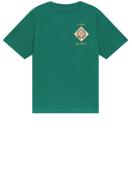 26SS 카사블랑카 반팔 티셔츠 MSS26JTS00103 Green