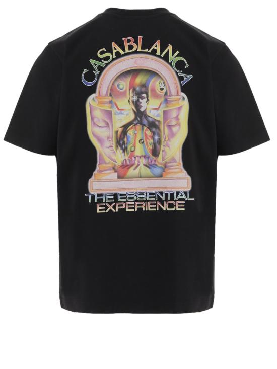 26SS 카사블랑카 반팔 티셔츠 MSP26JTS00117 Black - CASABLANCA