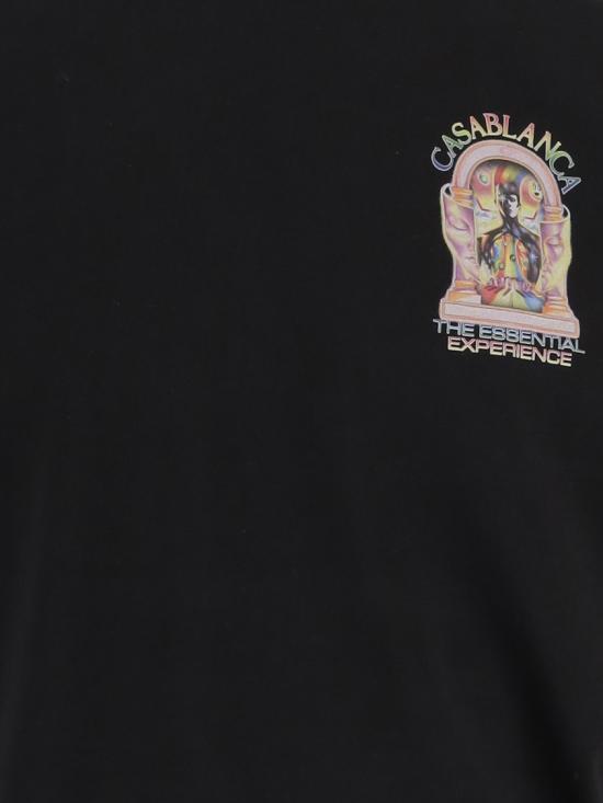 26SS 카사블랑카 반팔 티셔츠 MSP26JTS00117 Black - CASABLANCA
