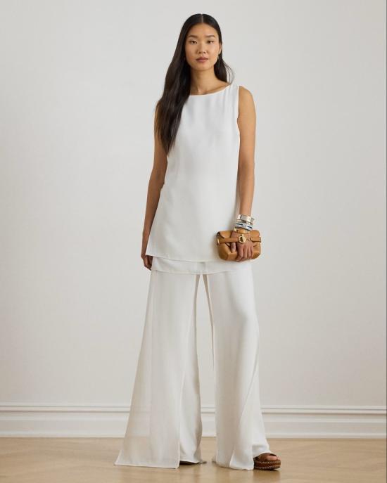 26SS 랄프 로렌 롱 스커트 200P03662001 White - RALPH LAUREN