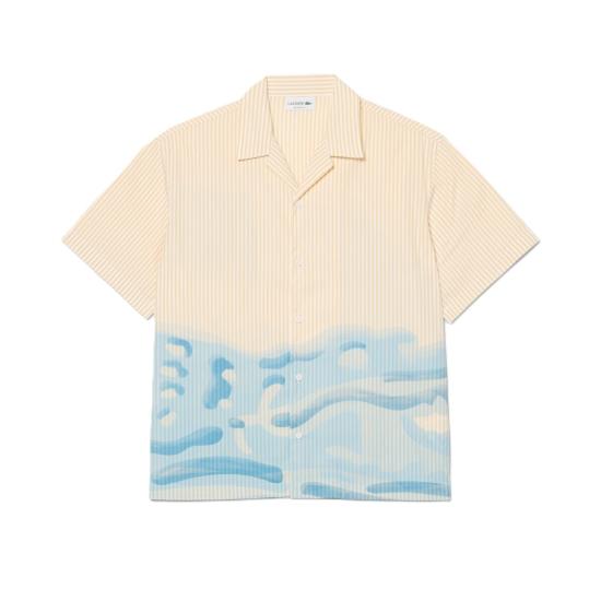 26SS 라코스테 반팔 셔츠 CH19953IY Neutrals