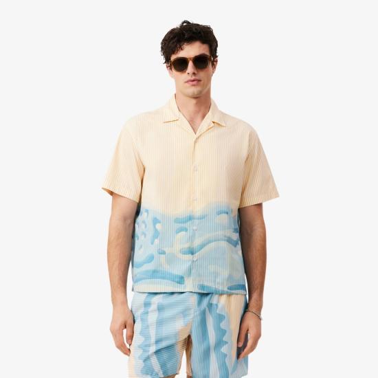 26SS 라코스테 반팔 셔츠 CH19953IY Neutrals - LACOSTE