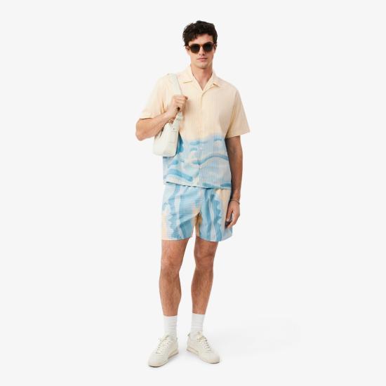 26SS 라코스테 반팔 셔츠 CH19953IY Neutrals - LACOSTE
