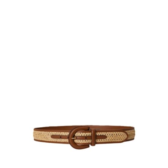 26SS 랄프 로렌 레귤러 벨트 412P10209001 Brown