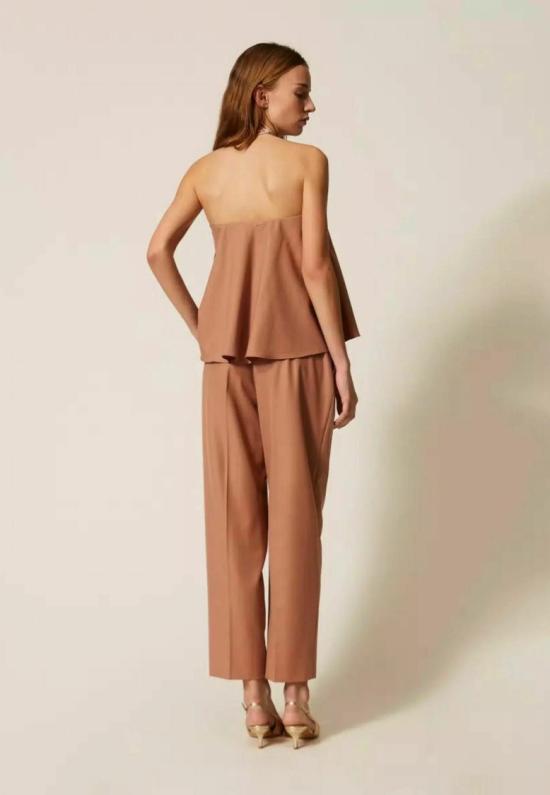 26SS 트윈셋 스트레이트 팬츠 261TP218113168 Brown - TWINSET