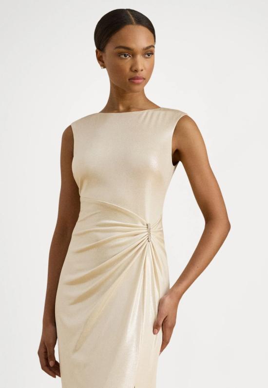 26SS 랄프 로렌 롱 원피스 253P04060001 Neutrals - RALPH LAUREN