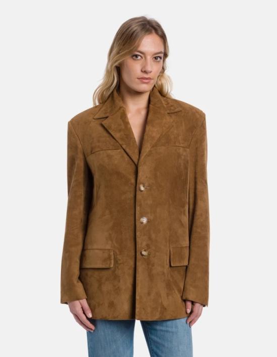 26SS 돈답 무스탕 DJ771PL0586DXXX016 Brown - DONDUP