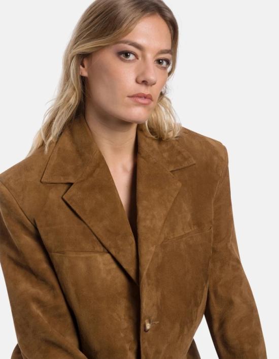 26SS 돈답 무스탕 DJ771PL0586DXXX016 Brown - DONDUP