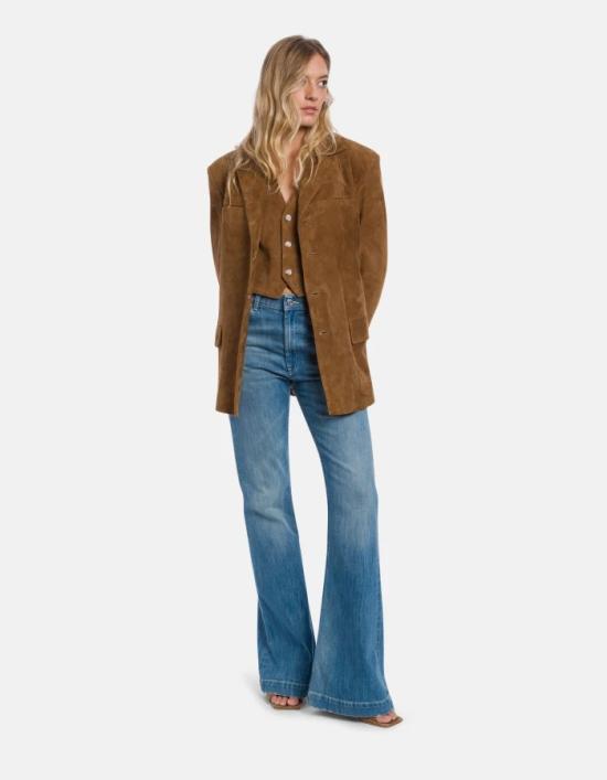 26SS 돈답 무스탕 DJ771PL0586DXXX016 Brown - DONDUP