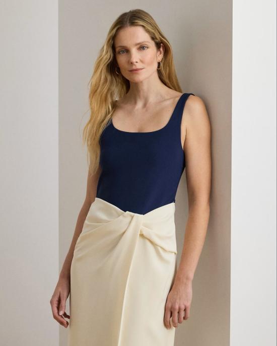 26SS 랄프 로렌 롱 원피스 253P08747001 Neutrals - RALPH LAUREN