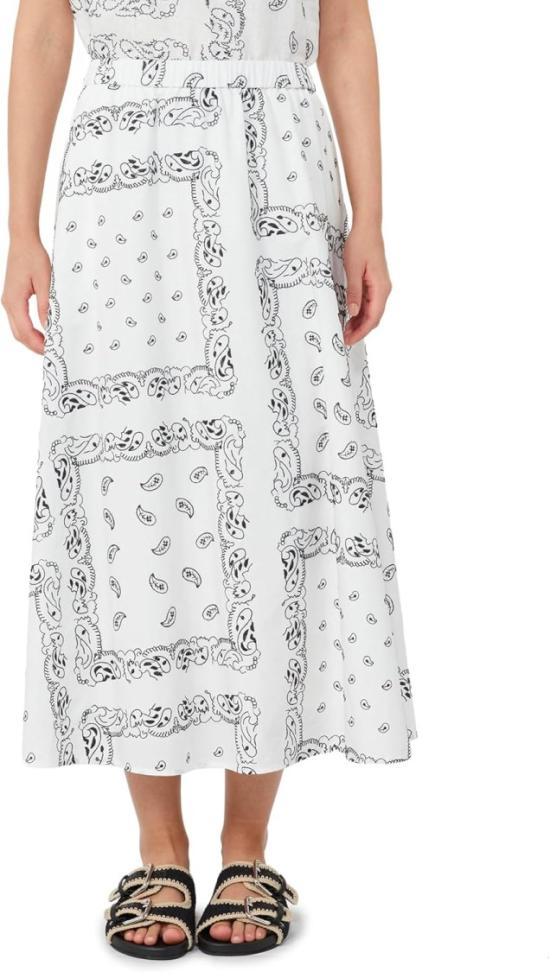 26SS 막스마라 롱 스커트 2615101082600001 White