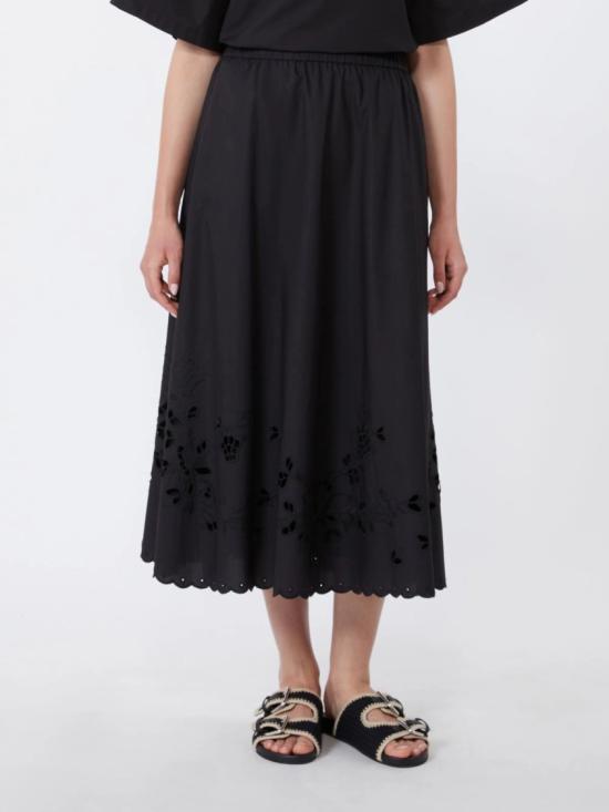 26SS 막스마라 롱 스커트 2615101082600012 Black - MAX MARA