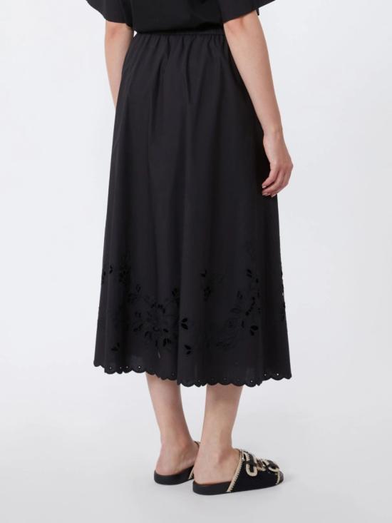 26SS 막스마라 롱 스커트 2615101082600012 Black - MAX MARA