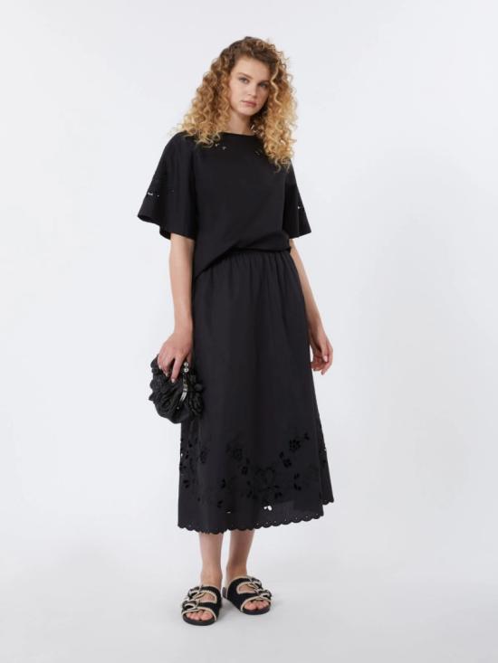 26SS 막스마라 롱 스커트 2615101082600012 Black - MAX MARA