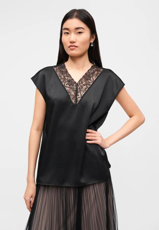 26SS 막스마라 민소매 티셔츠 2615161011600001 Black - MAX MARA