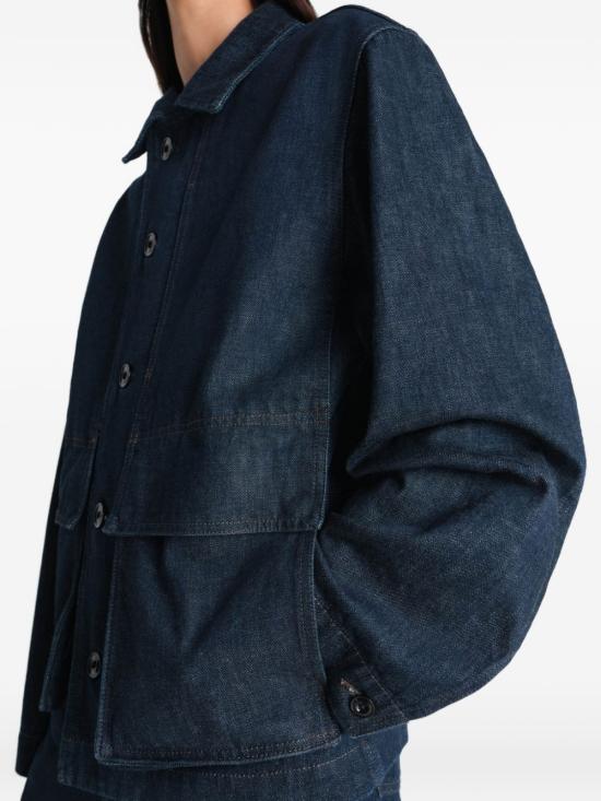 26SS 르메르 데님 자켓 OW1223 LD1056 760 HEAVY INDIGO ORGANIC DOM - LEMAIRE