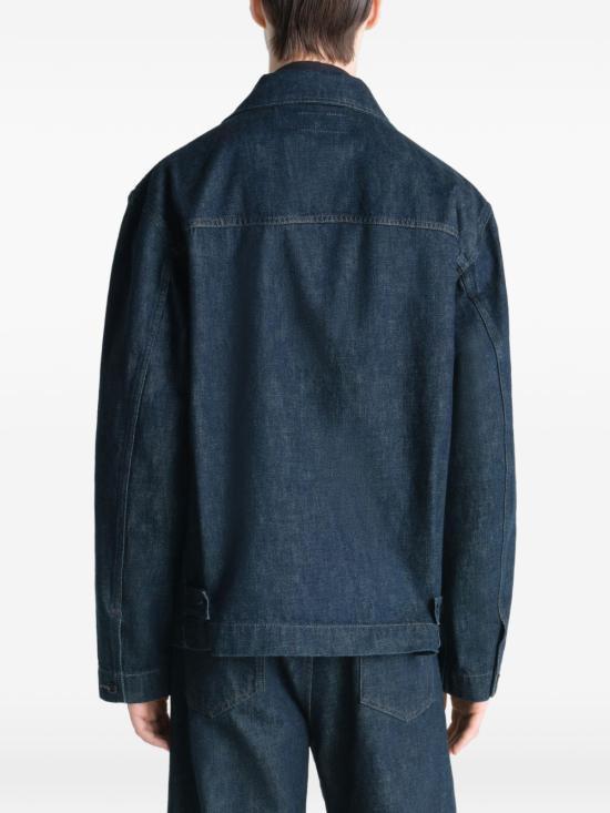 26SS 르메르 데님 자켓 OW1223 LD1056 760 HEAVY INDIGO ORGANIC DOM - LEMAIRE
