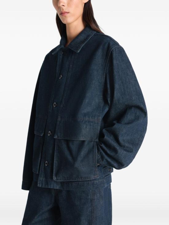 26SS 르메르 데님 자켓 OW1223 LD1056 760 HEAVY INDIGO ORGANIC DOM - LEMAIRE