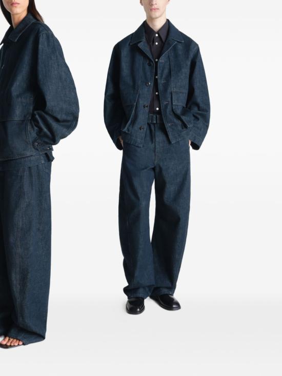 26SS 르메르 데님 자켓 OW1223 LD1056 760 HEAVY INDIGO ORGANIC DOM - LEMAIRE
