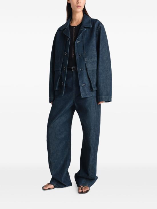 26SS 르메르 데님 자켓 OW1223 LD1056 760 HEAVY INDIGO ORGANIC DOM - LEMAIRE