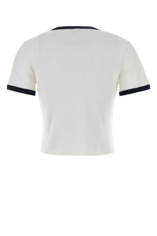 26SS 스포티앤리치 반팔 티셔츠 TO073710509WH50 WHIDARNAV White - SPORTY & RICH
