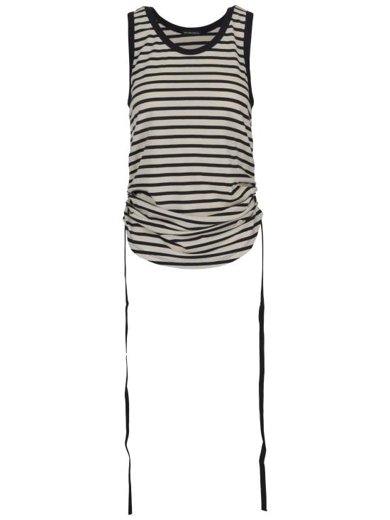 26SS 앤 드뮐미스터 민소매 티셔츠 B0011982FA717 D0094 BLACK CHALK