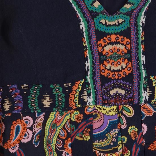26SS 에트로 롱 원피스 WRHA0180 99SP4J0X0883 NAVY MULTI - ETRO