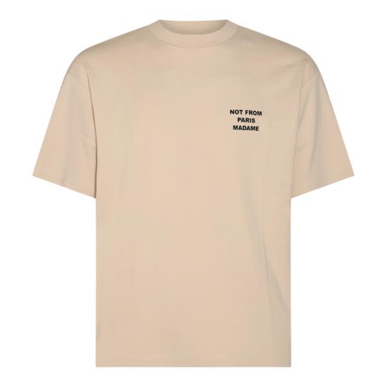26FW 드롤드무슈 반팔 티셔츠 PERMTS203 CO002MT Mastic