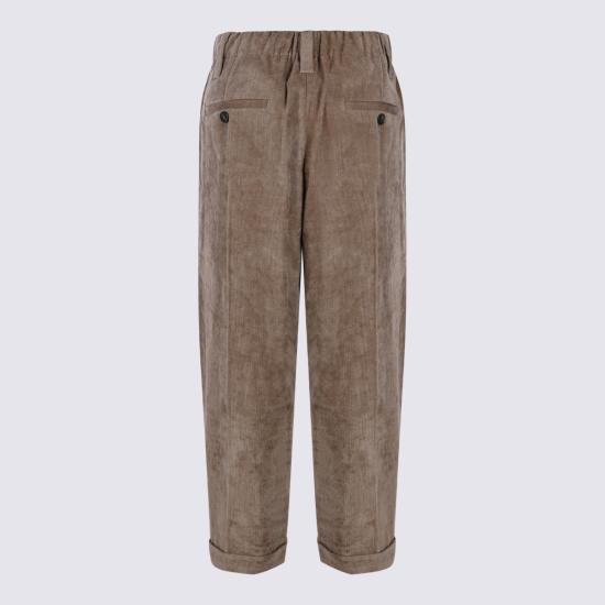 26FW 브루넬로 쿠치넬리 스트레이트 팬츠 MP547P9274 C3368 CAPPUCCINO - BRUNELLO CUCINELLI