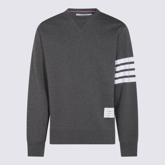 26FW 톰브라운 로고 패치 엔지니어드 4바 스웨트셔츠 MJT021H 00535025 Dark grey