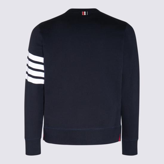 26FW 톰브라운 로고 패치 엔지니어드 4바 스웨트셔츠 MJT021H 00535461 Navy