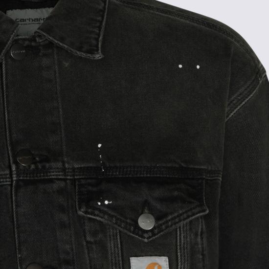 26FW 칼하트 WIP 데님 자켓 I033352 89EJ DESTROY WASH BLACK - CARHARTT WIP
