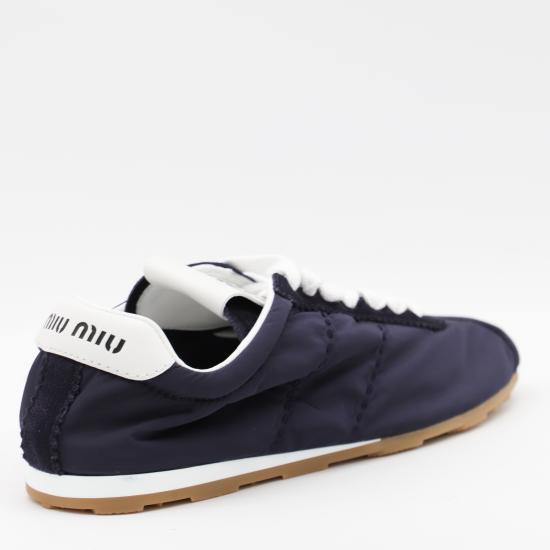 26FW 미우미우 플룸 블리치 스니커즈 5E114EFD005 D7CF0008 BLEU - MIU MIU