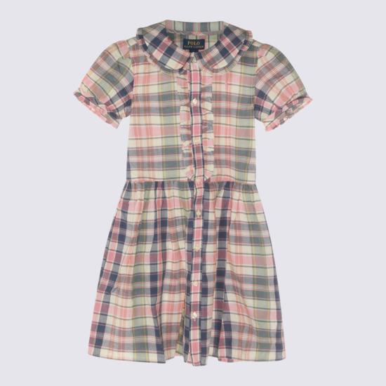 26FW [키즈] 폴로 랄프로렌 원피스 312B18734 001 EARTH BLUE PINK - POLO RALPH LAUREN