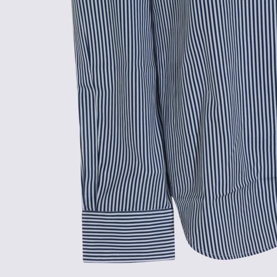 26FW 폴로 랄프로렌 스트라이트 셔츠 211891379 001 WHITE FALL ROYAL - POLO RALPH LAUREN
