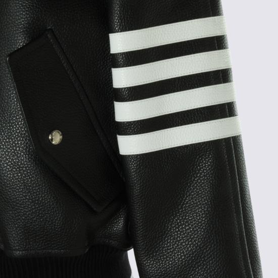 26FW 톰브라운 가죽 자켓 MJO262Y L0149001 Black - THOM BROWNE