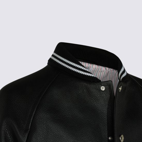26FW 톰브라운 가죽 자켓 MJO262Y L0149001 Black - THOM BROWNE