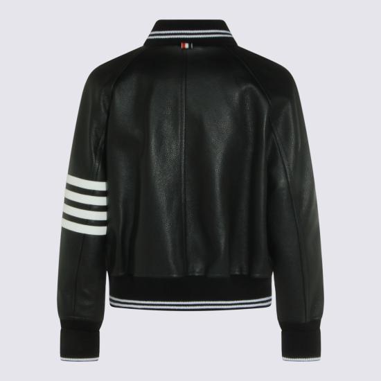 26FW 톰브라운 가죽 자켓 MJO262Y L0149001 Black - THOM BROWNE