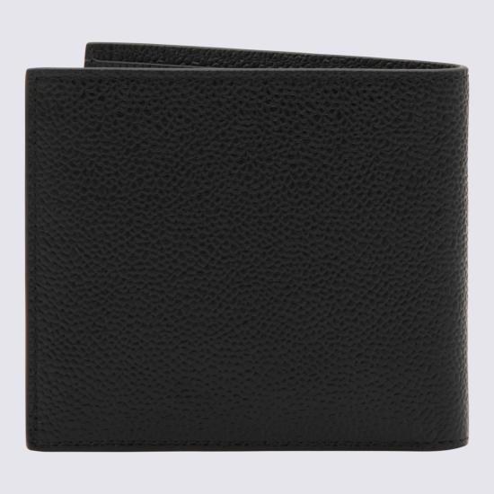 26FW 톰브라운 페블 그레인 레더 빌 폴드 지갑 MAW023A 00198001 Black - THOM BROWNE