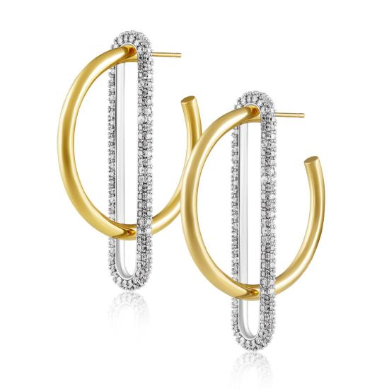 Sahira Jewelry Design 이어링 사히라 주얼리 디자인 졸린 파베 후프