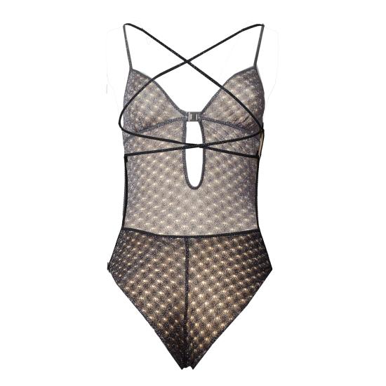 26SS 미소니 원피스 수영복 MS26SP0LBR014D S80EF Marrone scuro - MISSONI